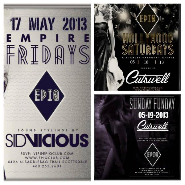 EPIQClub's tweet photo. We've got an amazing line-up  for you this weekend!! Is it Friday yet??  #Epiqclub http://t.co/4FEG8DHJRH