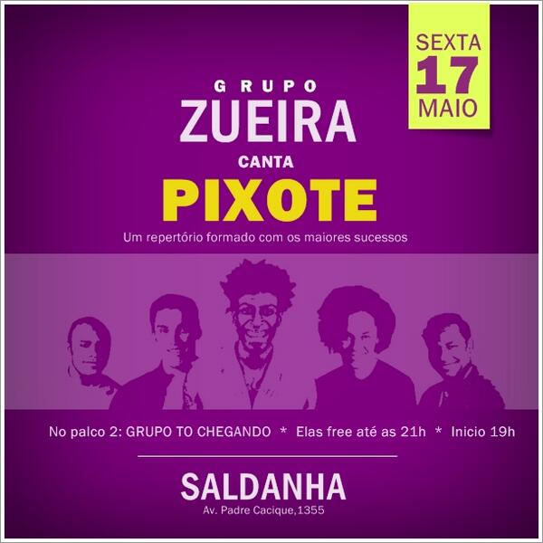 nardszu's tweet photo. Esse show vai ser foda! Curto muito esse grupo, desde pequeno sempre quis fazer parte! http://t.co/DVNOUwbJPL