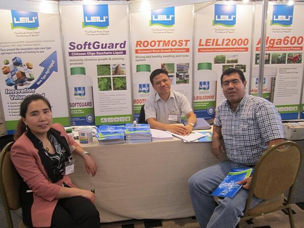 LEILIGROUP's tweet photo. Mr. Duan and Mrs. Zhao attended the NewAG conference and exhibition which held in Brazil. http://t.co/9MzbHENGAQ