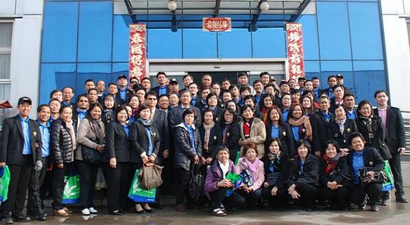 LEILIGROUP's tweet photo. Group photo of Thailand visitors and Leili Overseas department manager, Mr, Bill Duan. http://t.co/j693h5ia79