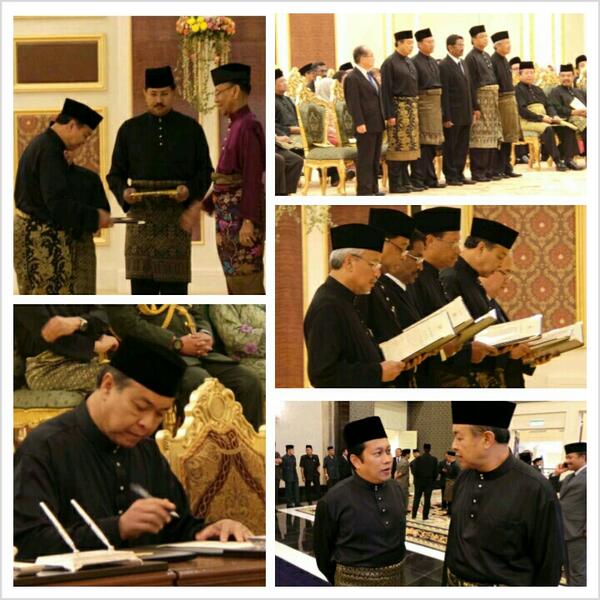Istiadat Surat Cara Pelantikan &amp; Istiadat Angkat Sumpah Jawatan &amp; Setia Serta Sumpah Simpan Rahsia di Istana Negara