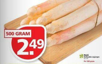 We hebben deze week een heerlijke vers aanbieding #HOLLANDSE KLASSE AA ASPERGE 500 gram maar 2,49!