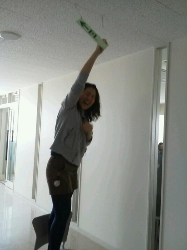 A5Lv's tweet photo. これほんと笑ったー(笑)まさかとれるなんて。だれも予想してなかったよね......。 http://t.co/gPbk4sq5SQ