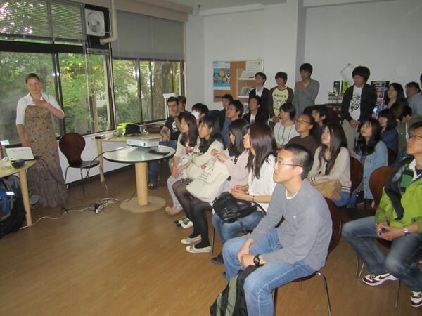 Thanks to everyone who came to our event at GCafe yesterday, especially Elena our Russian student who presented