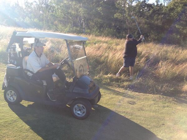 Luke_Elvy's tweet image. Fun (challenging) day at #StonecuttersRidge with @BrendanJames2 &amp;amp; the @GolfAustMag boys. #DriverTesting