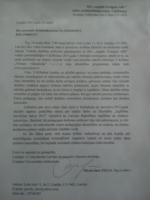 PavelsJurs's tweet photo. Cien. @zvaigzneabc patiesi ceru uz jusu veselo sapratu un lietas izpratni!Piedodiet man, pedagogam, par sadu ricibu! http://t.co/C5sjIi08ZM