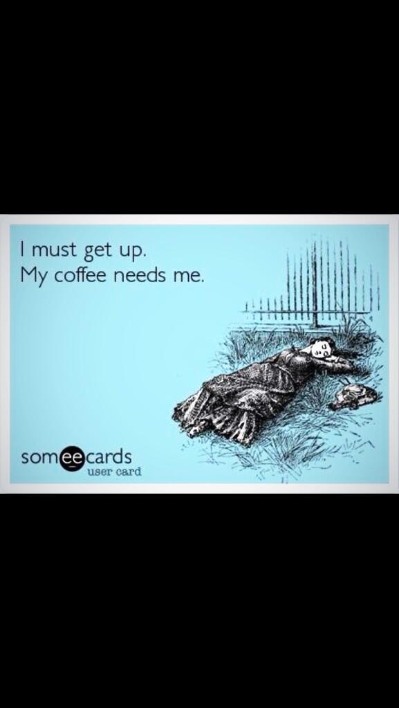 Sad but so true. #myfuel #coffee cc: @UrCoffeeBreak