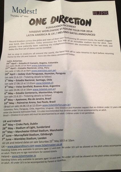 ms_stephany's tweet image. #onedirectionenperu #onebigannouncement LAS ENTRADAS SALDRÁN EN JUNIO, VÍA TELETICKET