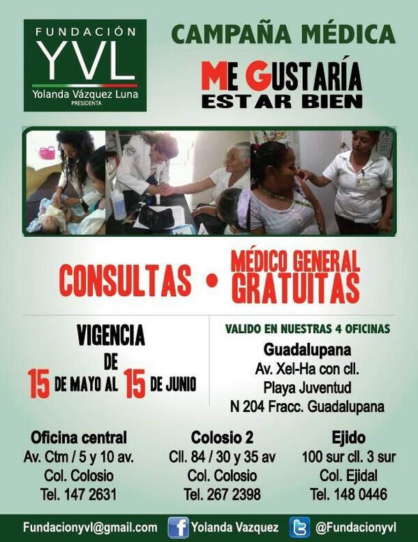 Participa_Sol's tweet image. EN LA FUNDACIÓN YOLANDA VAZQUEZ TRABAJAN PARA TU BENEFICIO!