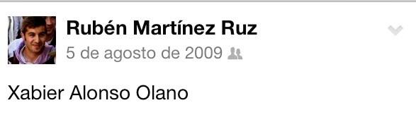 rbenmartinez's tweet photo. Xabier Alonso Olano. http://t.co/PqnO8k71IS