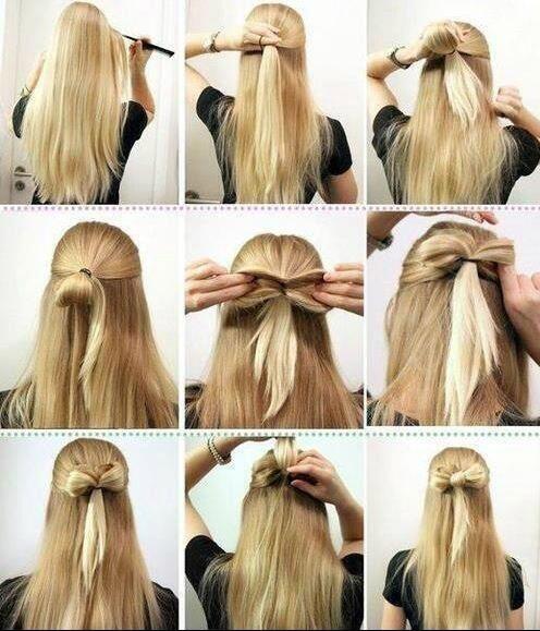 A style most fit for blondes, adorable hair-bow! #fashionforward #equalityincolor ✌