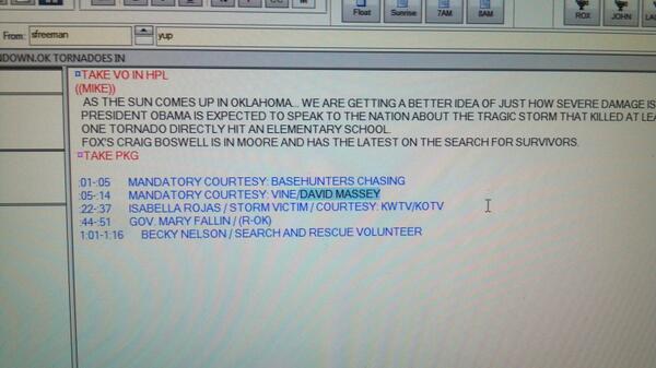 chadsmith13's tweet photo. Guess what I saw on my computer screen at work? @davemassey were you in Oklahoma and didn't tell anyone? http://t.co/H4tAfZKamE