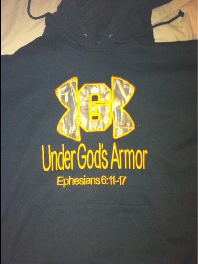 under god's armor t shirt