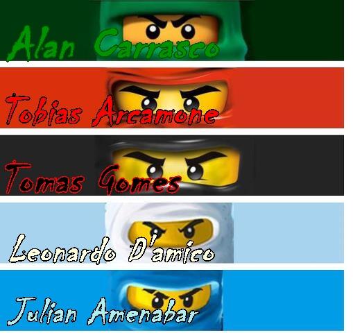 New Voices For Kai, Zane, Cole, Jay and Lloyd.