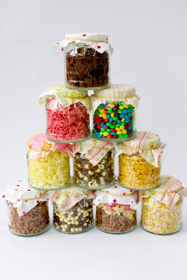 PieceOfCake4T's tweet photo. Our sprinkle jars! http://t.co/Veu4hUrnkI