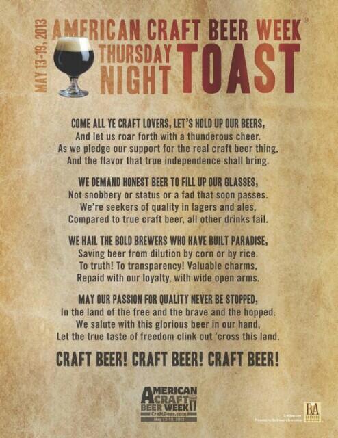 DeviousBrew's tweet photo. #ACBW nation-wide toast to #craftbeer tonight at 5pm! Join in with your favorite brew! #az#phx http://t.co/X0t4uwHKsm