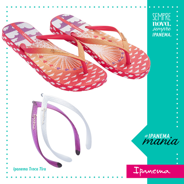 A nova coleção de Ipanema Troca Tira está incrível. Estampas encantadoras e cheias de fofura. bzz.ms/1ii6