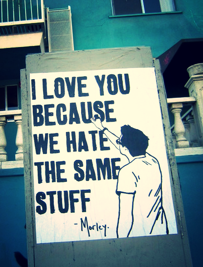 Eliel_md's tweet image. I love you because we hate the #SameStuff