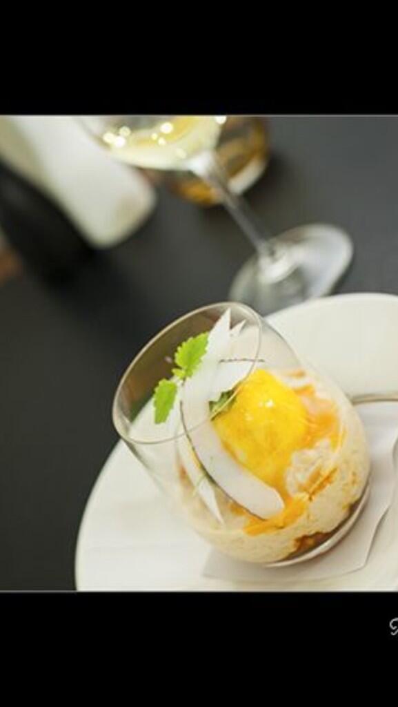 My dessert at opening dinner at Noosa food and wine
Vanilla rice pudding , pineapple, coconut and lime sorbet