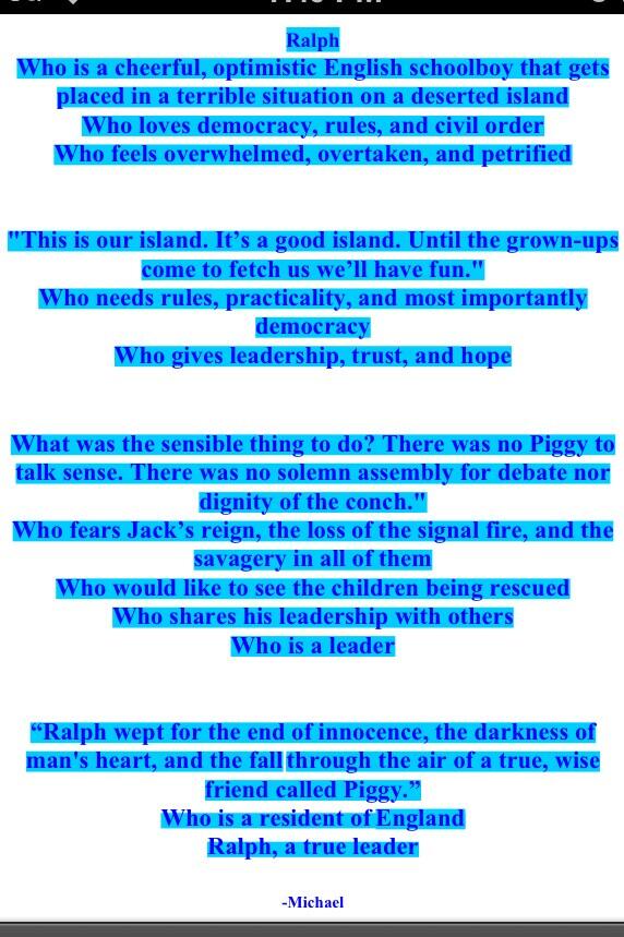 RalphLOTF2's tweet photo. A poem of me written by one of my online fans. >.< http://t.co/x14VBWVUKp
