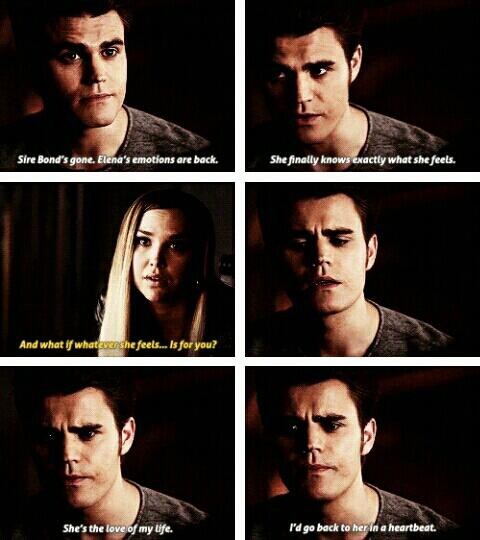 Paulvedere Stefan She S The Love Of My Life I D Go Back To Her In A Heart Beat Aww I Can T Stelena Http T Co Vf0ptn5swd