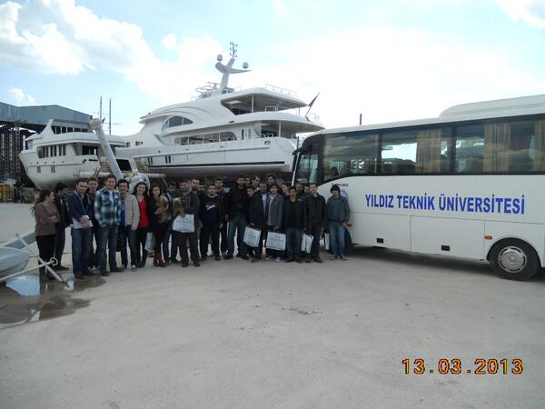 Oruçoğlu Shipyard - Yıldız Teknik Üniversitesi Gemi İnşa Müh. Öğrencileri Tersanemizi Ziyarete Geldi.