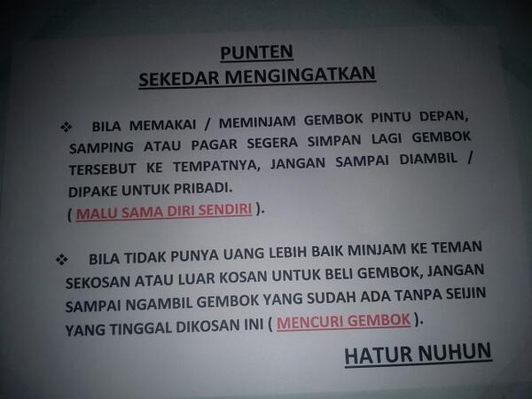 nabilafebrianih's tweet photo. LEBIH BAIK MINJAM :)) RT @Dprmdii ada pasal 378 KUHP min. #tipiss http://t.co/cHU5dIE38X