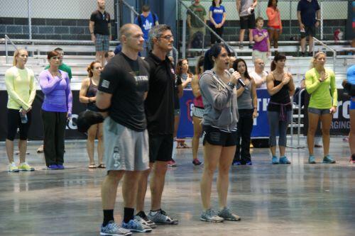CFGAtlantic's tweet image. @ShanaAlverson singing the National Anthem to kick off the 2013 Reebok #CrossFitGames South East Regional!