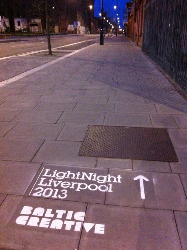 EcoStreetAds's tweet photo. Quick few #chalkads for @LightNightLpool at @balticcreative http://t.co/JbkGFvEDBD