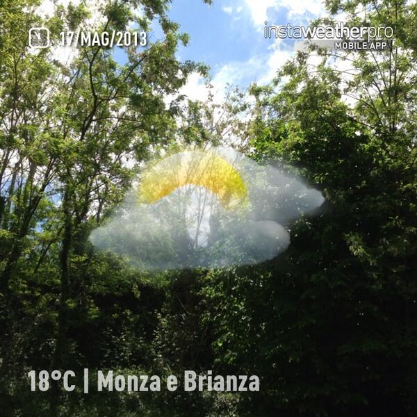 cinziatosini's tweet image. La mia #danzadelsole ha funzionato! :-))) #instaweatherpro app instaweather.me/r/iwf/ #weather now in #Brianza