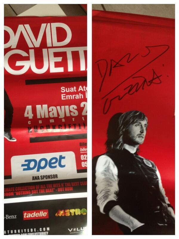 David Guetta imzalı posteri kazanmak için bu tweeti RT et, fırsatı kaçırma. RT edenler arasından 2 kişi seçeceğiz.