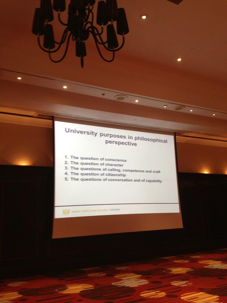 Twitter / suebecks: University purposes in ...