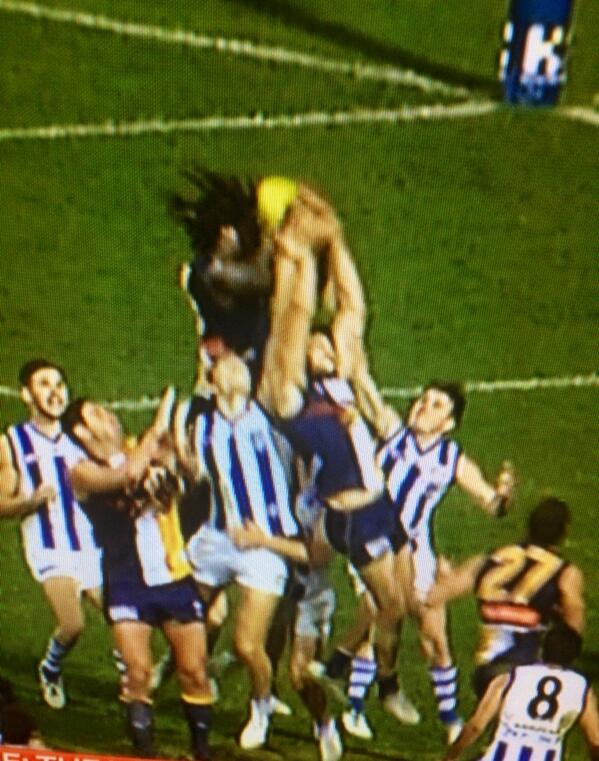 shanemcfarlane's tweet photo. In case u missed it @RealNaitanui @WestCoastEagles @thebigcouch after the siren goal after 100 misses #keepthefaith http://t.co/2292IftZep
