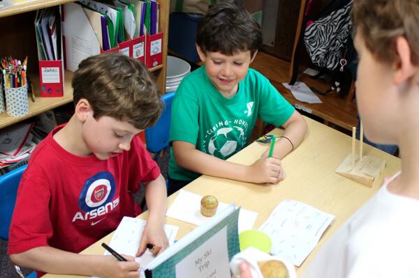 CarolinaFriends's tweet photo. Young LS writers sign autographs for fans as part of today's Authors' Tea. Titles incl: The Sleepover and The Hike! http://t.co/jVz1mJLDQy