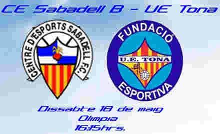 FedPenyesCES's tweet image. Només falten 24 hores pel @CESabadell B @FutbolBaseCES  - UE Tona!! Demà tots a Olimpia!!! Volem l'ascens!!! #3Finals