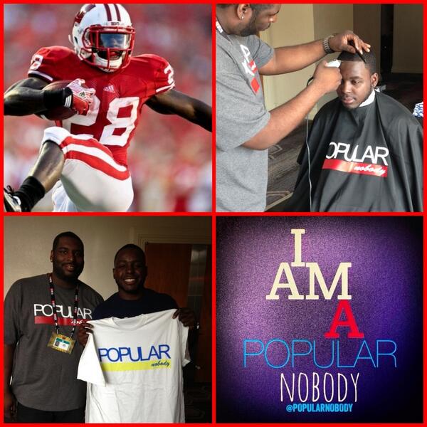 PopularNobodyJM's tweet photo. Had to get @M_Ball28 fresh for his weekend here in LA. Good luck this season and thanks for supporting my movement. http://t.co/b1m6inu3ks