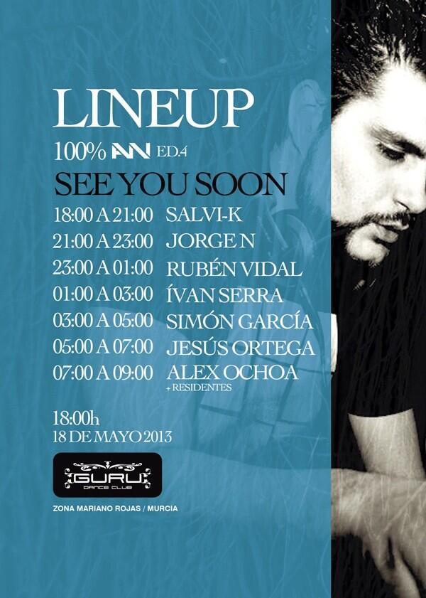 Mañana fieston de <a href="/AlmaNegraAgency/">AlmaNegra</a>  en <a href="/gurudanceclub/">Guru Dance Club</a> , aquí va el line UP , <a href="/simongarcialab/">Simon Garcia</a> ,@salvikdj @RubenVidal_