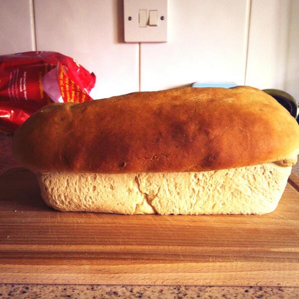 Carrie_Sugden's tweet image. My first attempt at making bread, Mmmm smells yummy #needtips 🍞