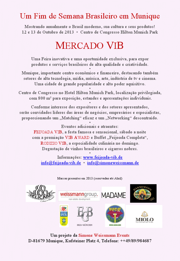SimoneW_Events's tweet image. Quer saber mais sobre o #Mercado #VIB ? Clique aqui -&amp;gt;