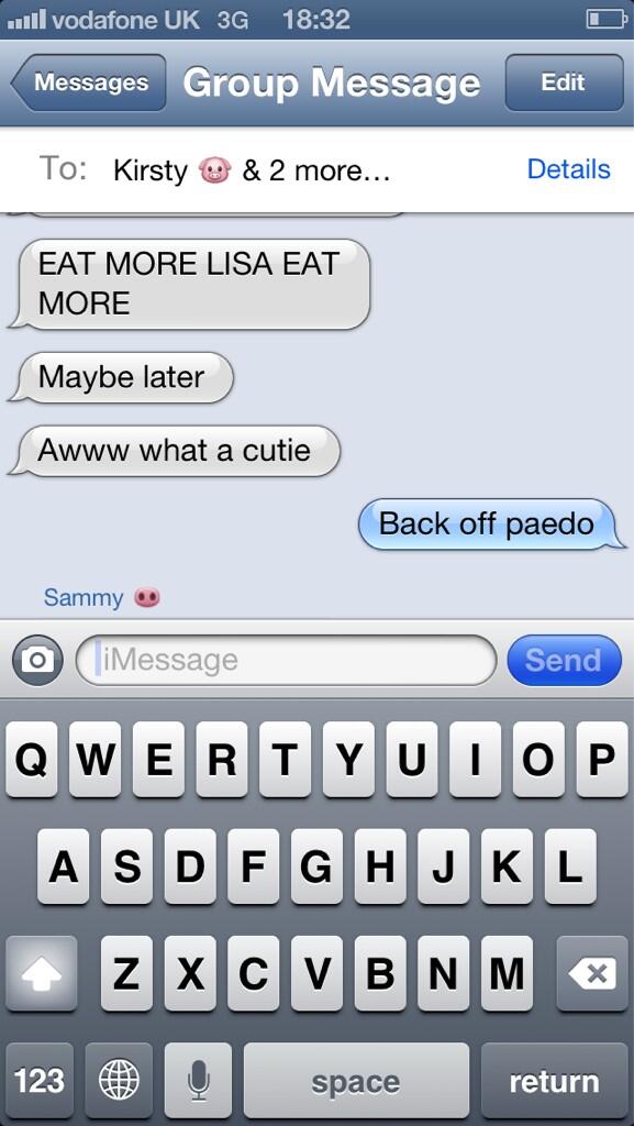 LisaPage20's tweet image. “@MissSammiHall: IM FUCKING DYIIIIIING #GroupChatFun @LisaPage20 @leanne23xoxo @Thirsty_x ”

😂