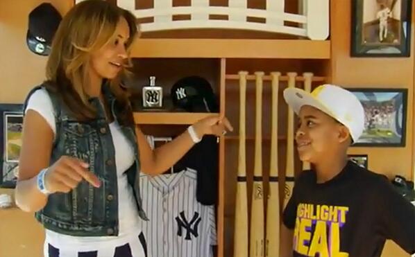 YES Network on X: CC Sabathia's son, Lil C, makes his interviewing debut  this Sunday on Yankees On Deck.     / X
