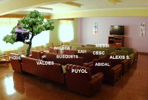 LuisCalles9's tweet photo. Ya conocemos la alineación del Barça para la final de Copa del Rey. http://t.co/YxZkaLkgoc