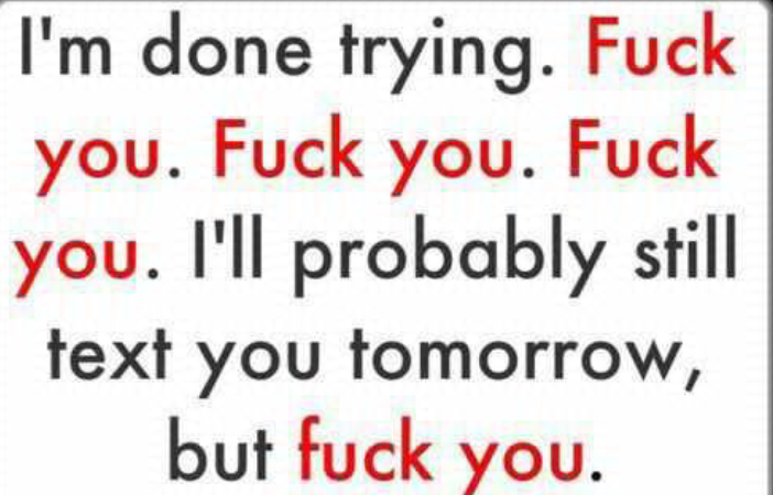 Pineapple3mma's tweet image. #thingsyousay I'm done #thingsneverchange