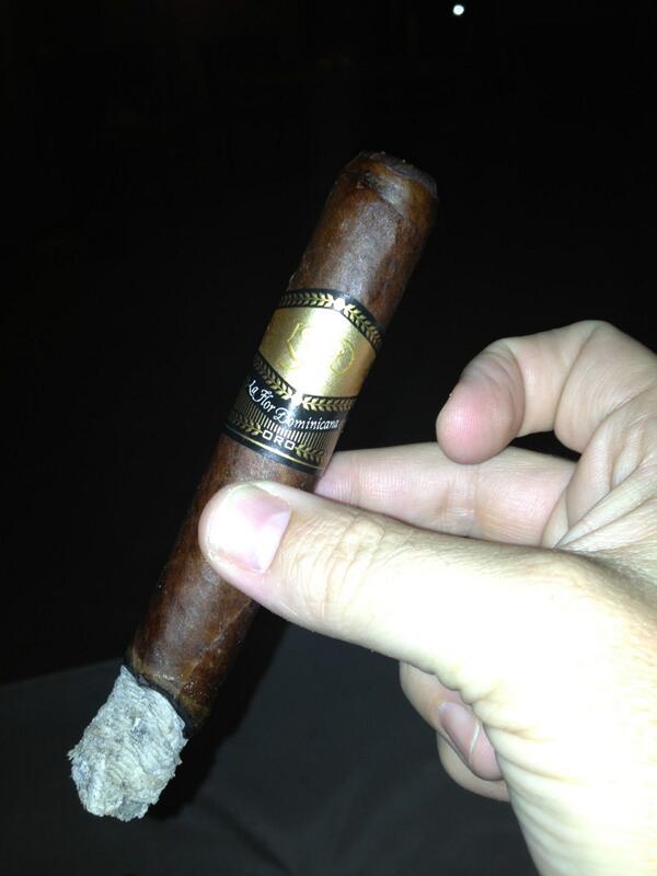 trevormcdowell's tweet photo. @LFDcigars smoking the oro. Incredible cigar. http://t.co/raD7HYf5pT