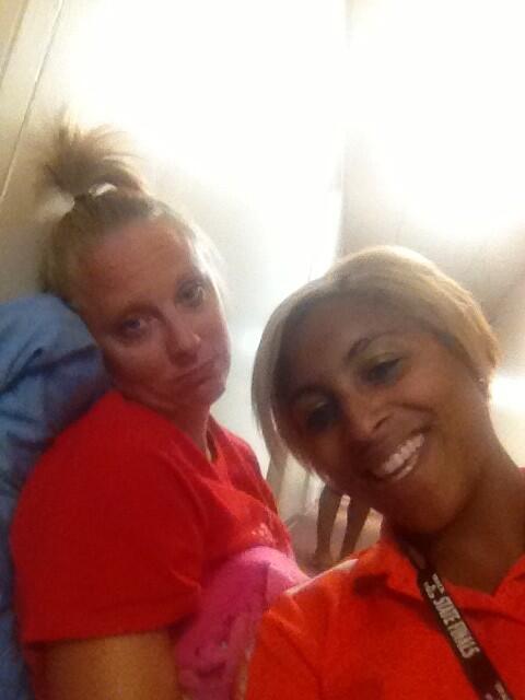 GirlsEHStrack's tweet image. Hallway patrol! #notmessinaround