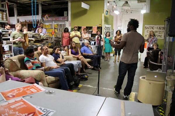 Thanks to our poet friends, The Scrap Exchange and a great audience last night for 3rd Friday