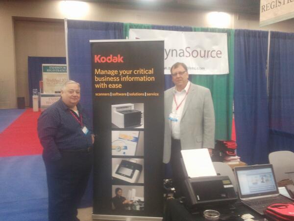 DynaSourceInc's tweet image. Dan McAtee, Kodak Channel Sales Manager, joins us in Booth 336 #TMAMTG
