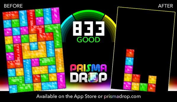 iamsmag's tweet photo. GOOD: I just scored 833 points in @prismadrop from #amusesme http://t.co/0DM8Yon2qo