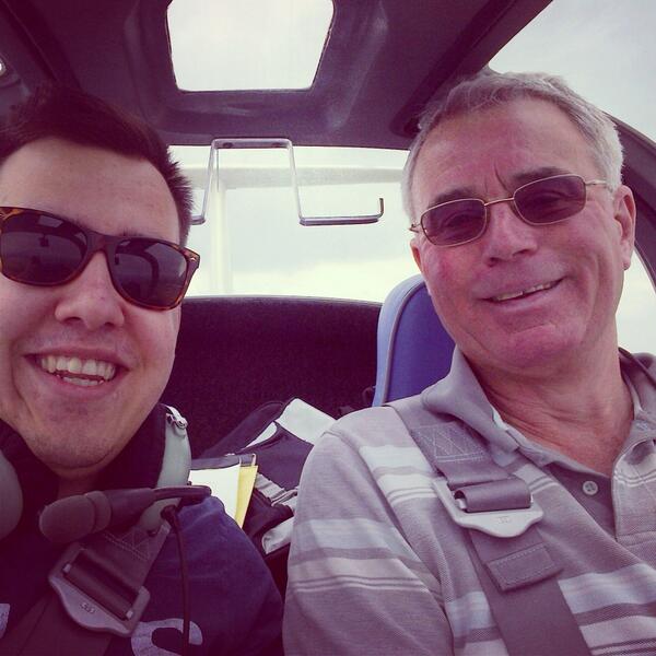 Dan_Apperley's tweet photo. Just had my first flying lesson! Best experience ever! http://t.co/l0A5uRNLH3