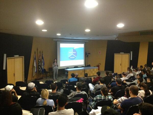 ABCStartups's tweet photo. Palestra da ABC Startups na Fundação Santo André http://t.co/C96S6JLI32
